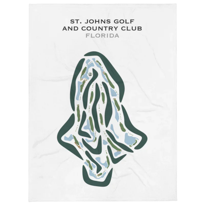 St. Johns Golf & Country Club, Florida - Printed Golf Courses