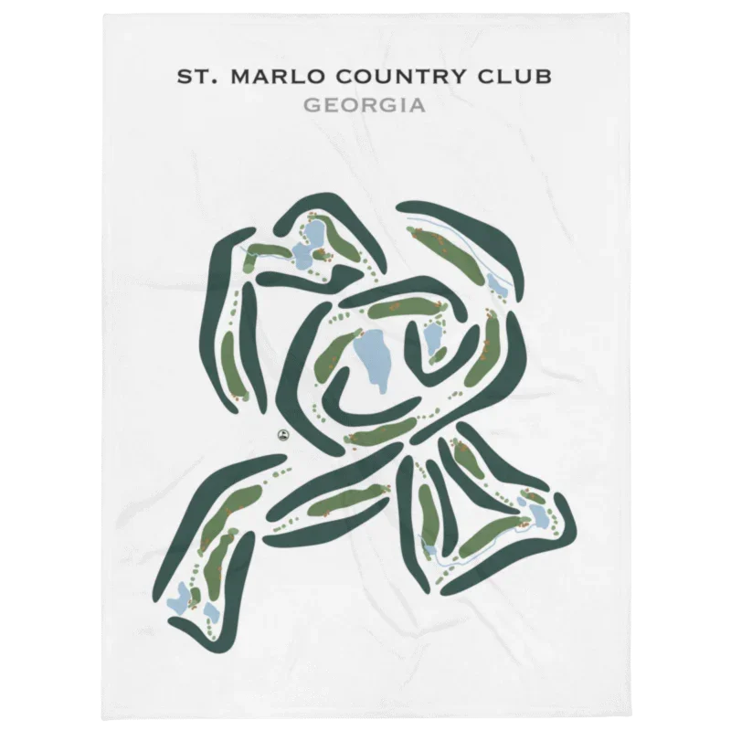 St Marlo Country Club, Georgia - Printed Golf Courses