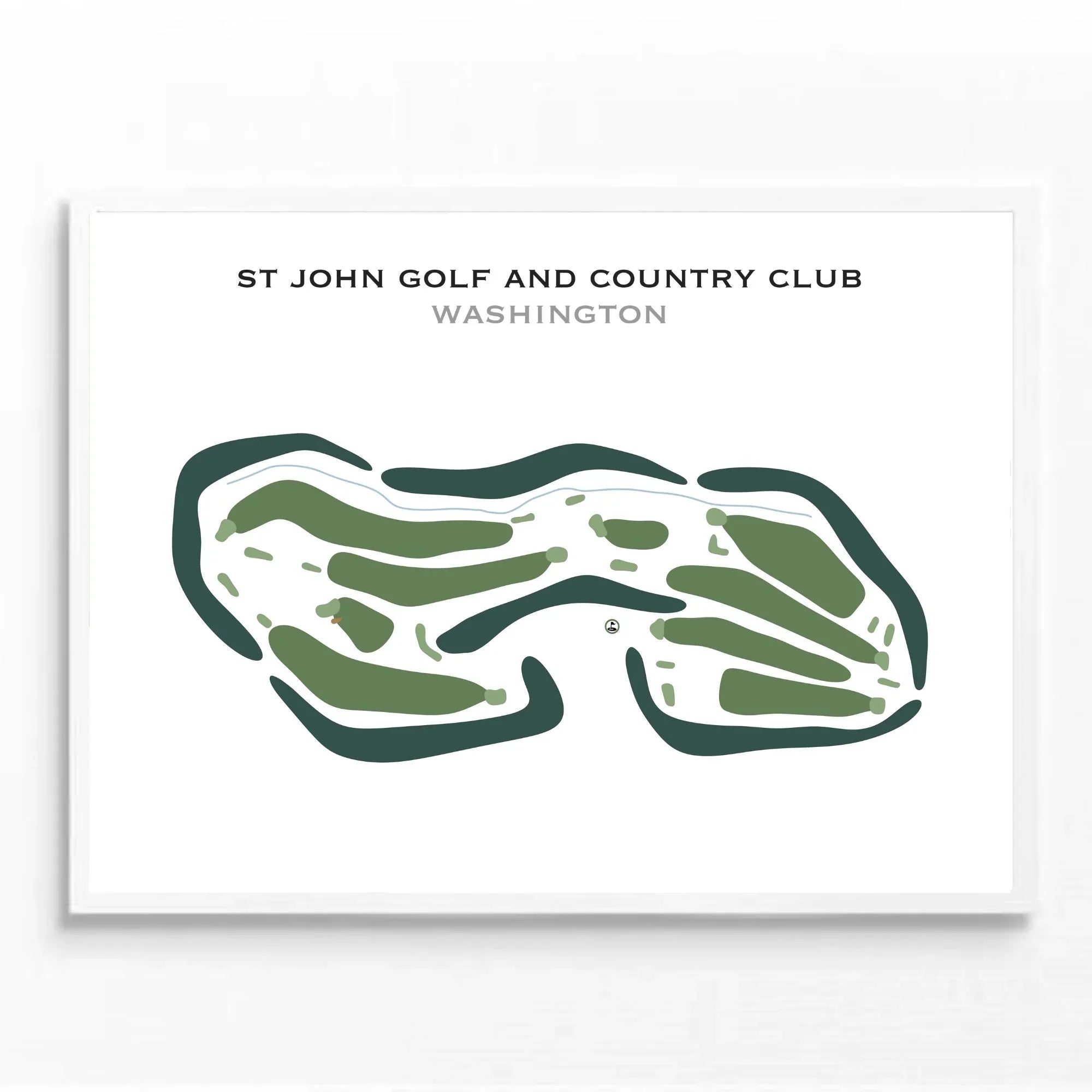 St. John Golf & Country Club, Washington - Printed Golf Courses