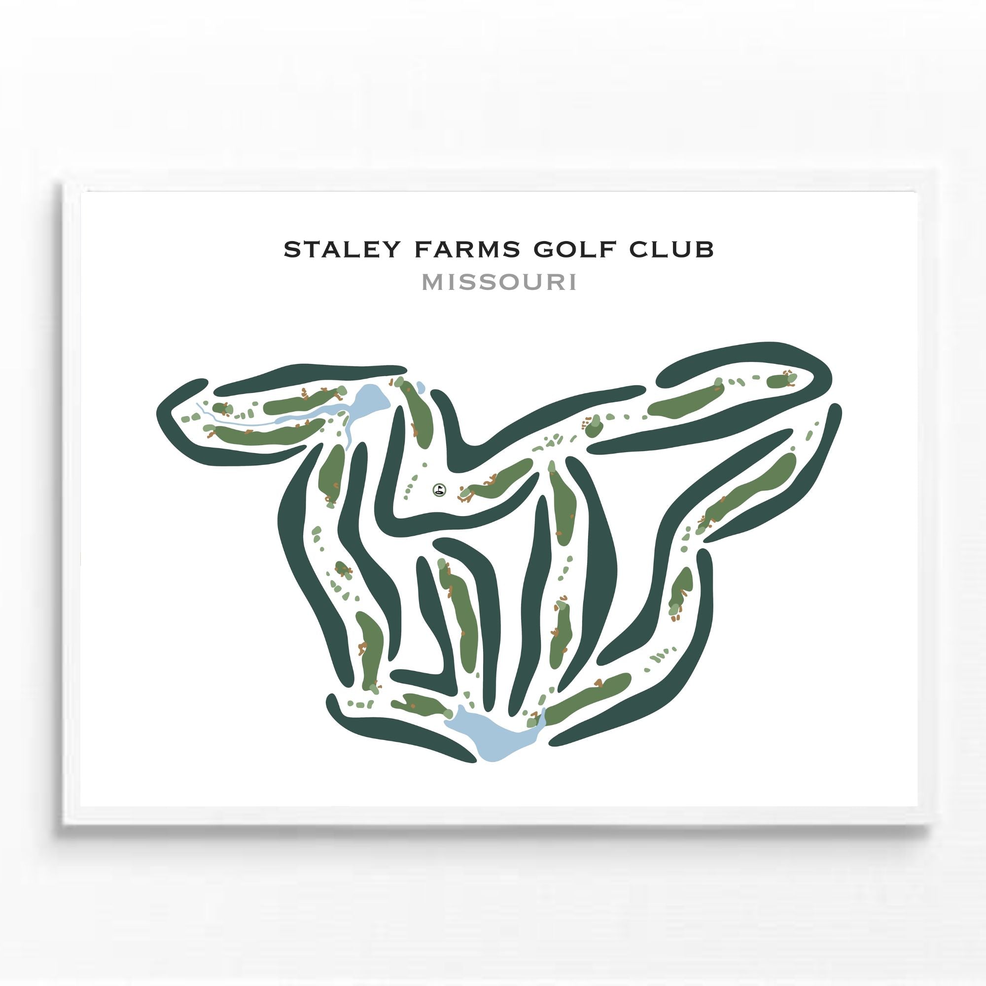 Staley Farms Golf Club, Missouri - Printed Golf Courses