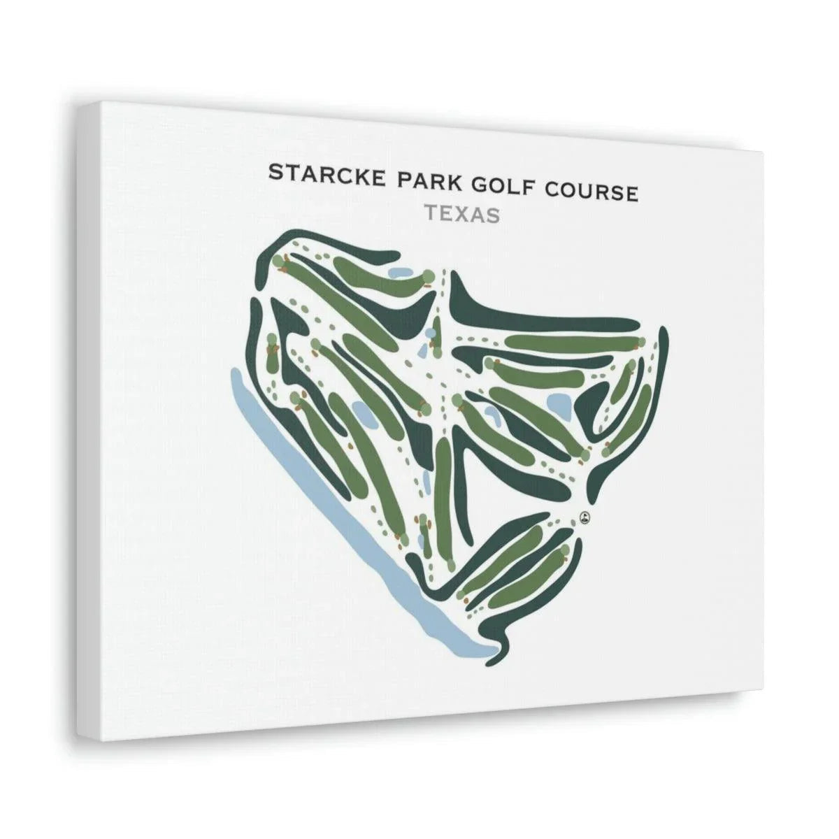 Starcke Park Golf Course, Texas - Printed Golf Courses