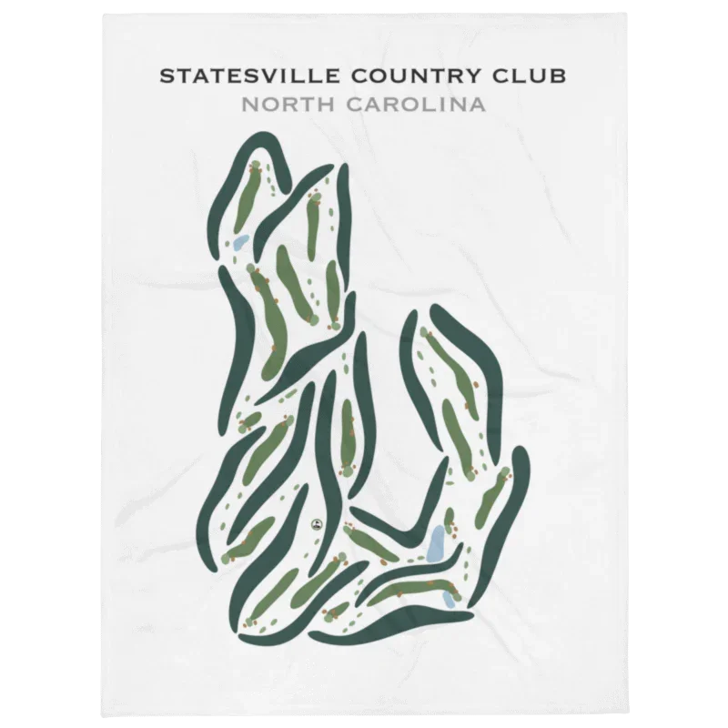 Statesville Country Club, North Carolina - Printed Golf Courses