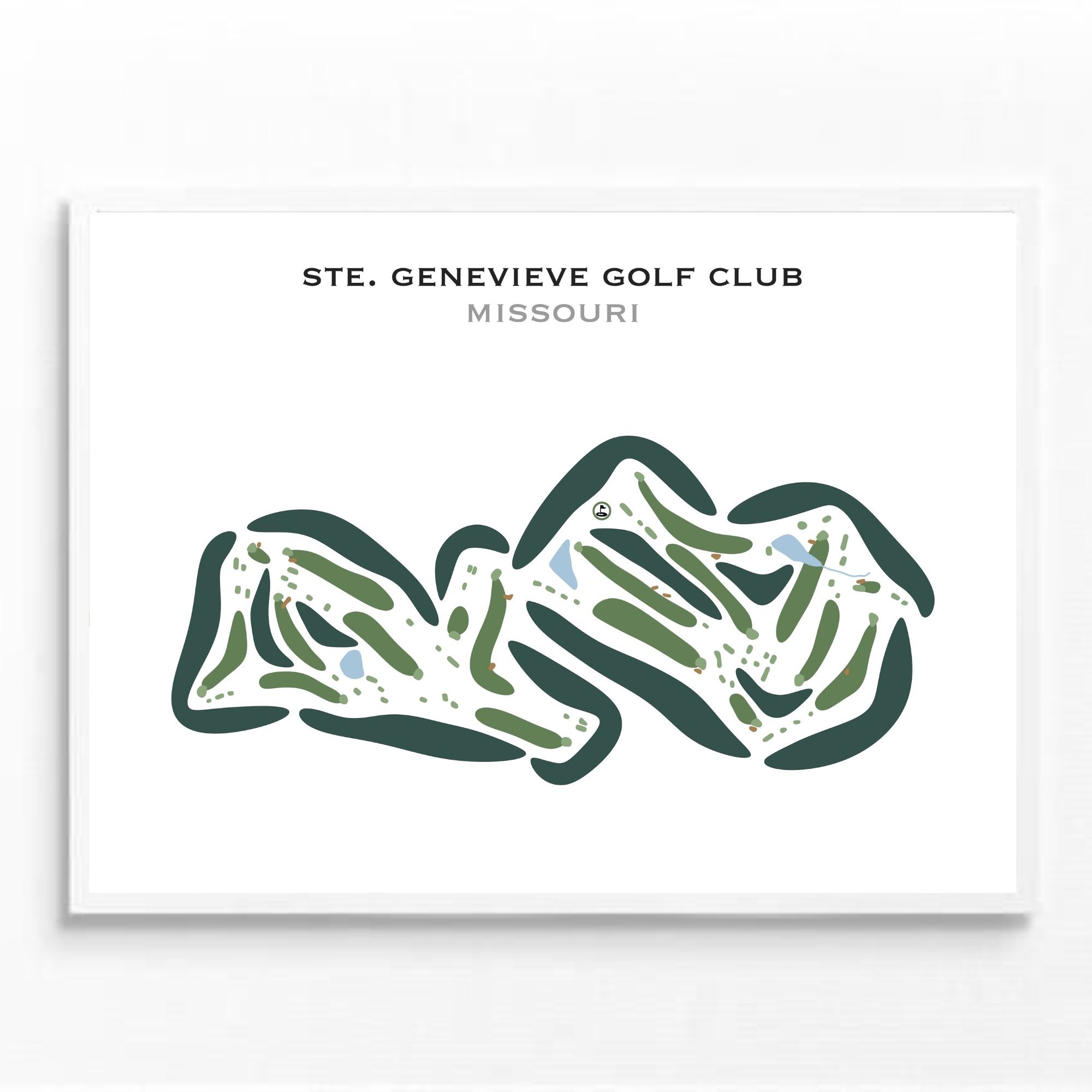 Ste Genevieve Golf Club, Missouri - Printed Golf Courses