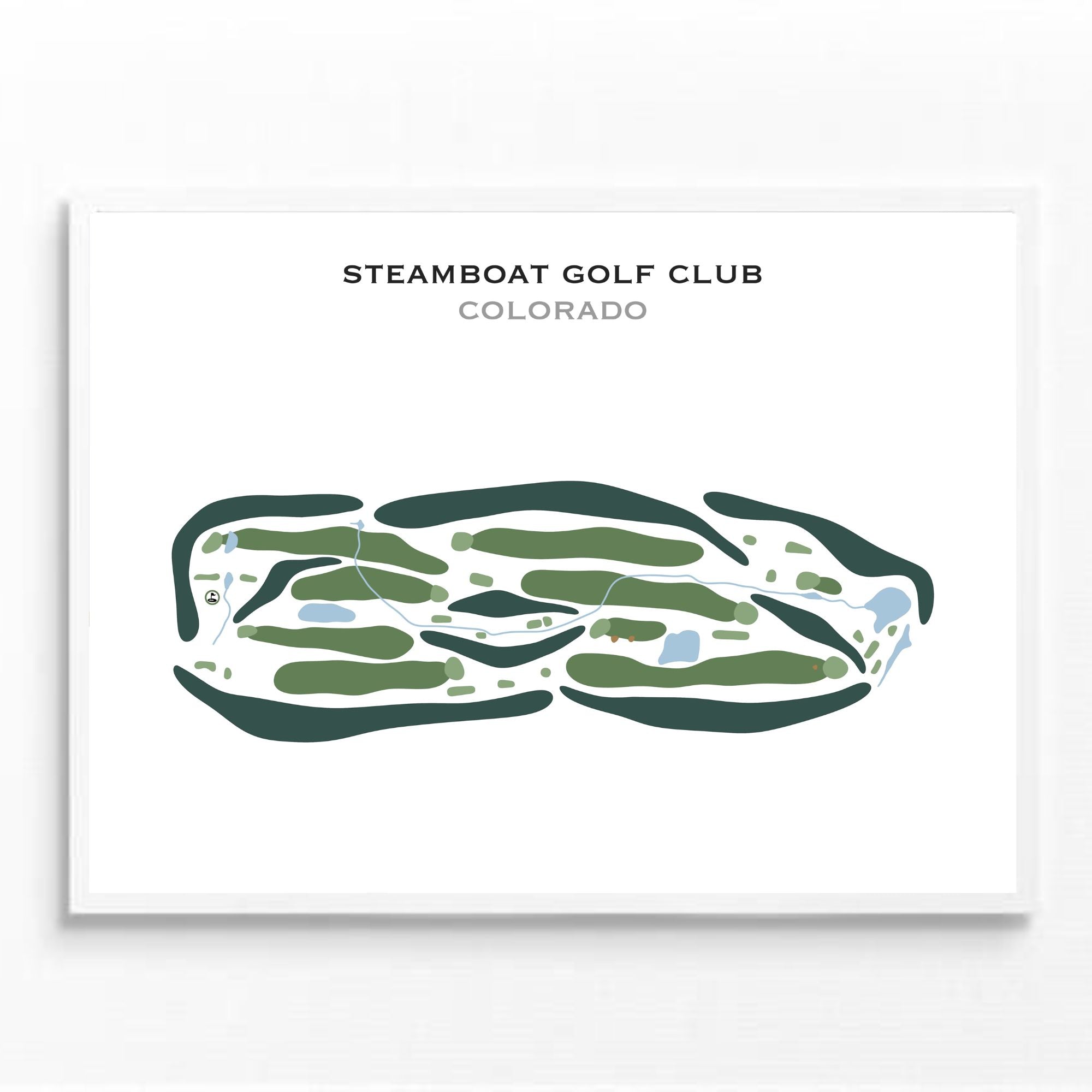 Steamboat Golf Club, Colorado - Printed Golf Courses