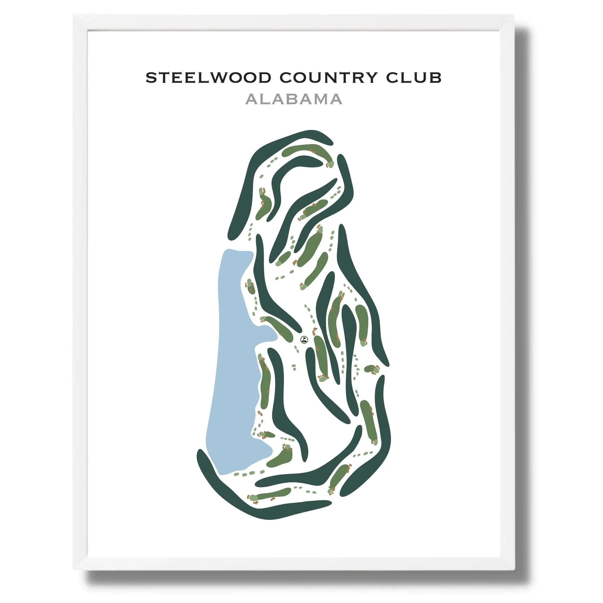 Steelwood Country Club, Alabama - Printed Golf Course