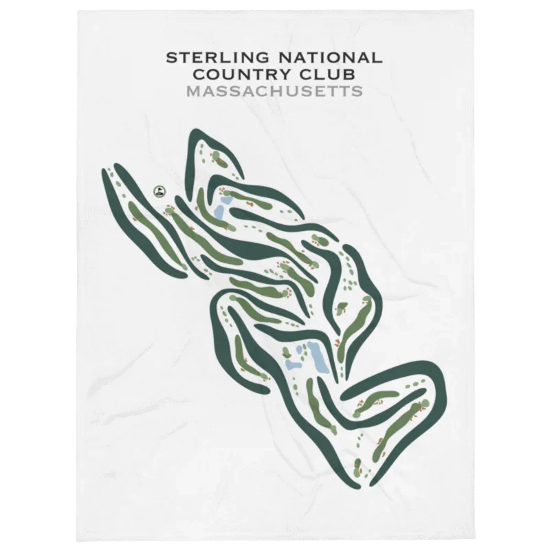 Sterling National Country Club, Massachusetts - Printed Golf Courses