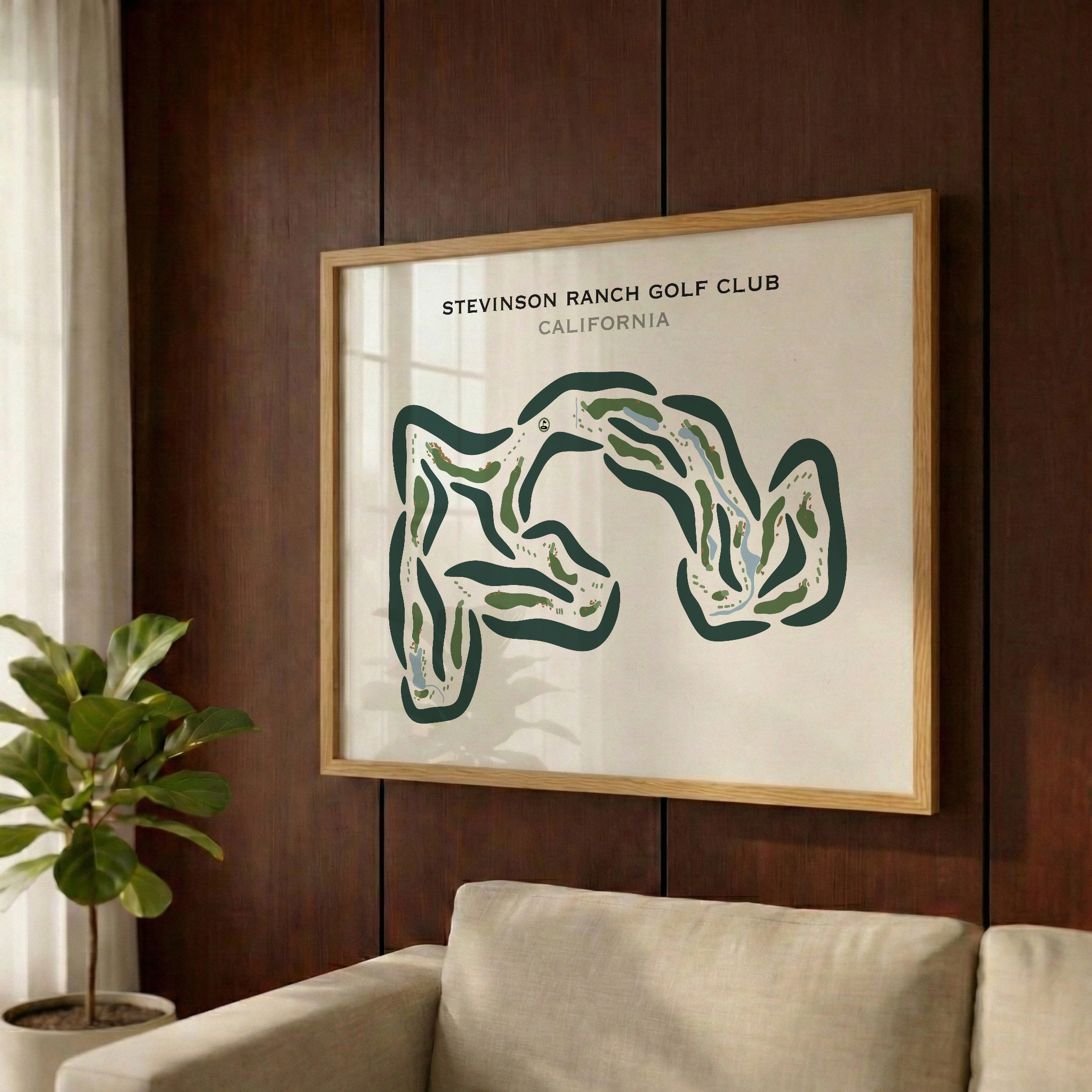 Stevinson Ranch Golf Club, California - Printed Golf Courses
