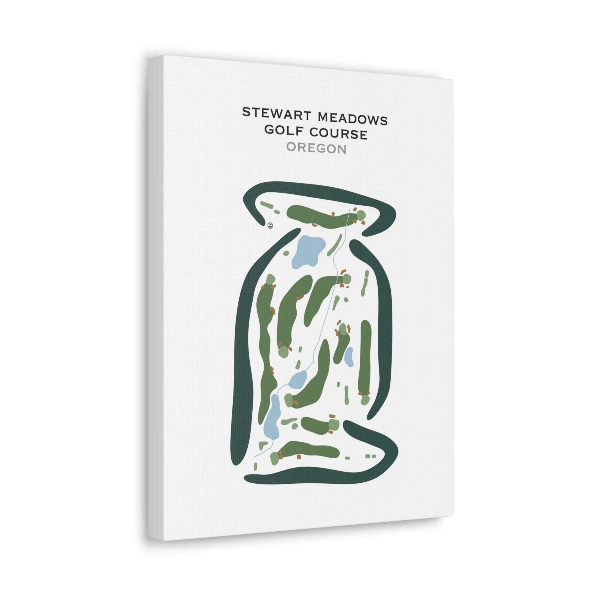 Stewart Meadows Golf Course, Oregon - Printed Golf Courses