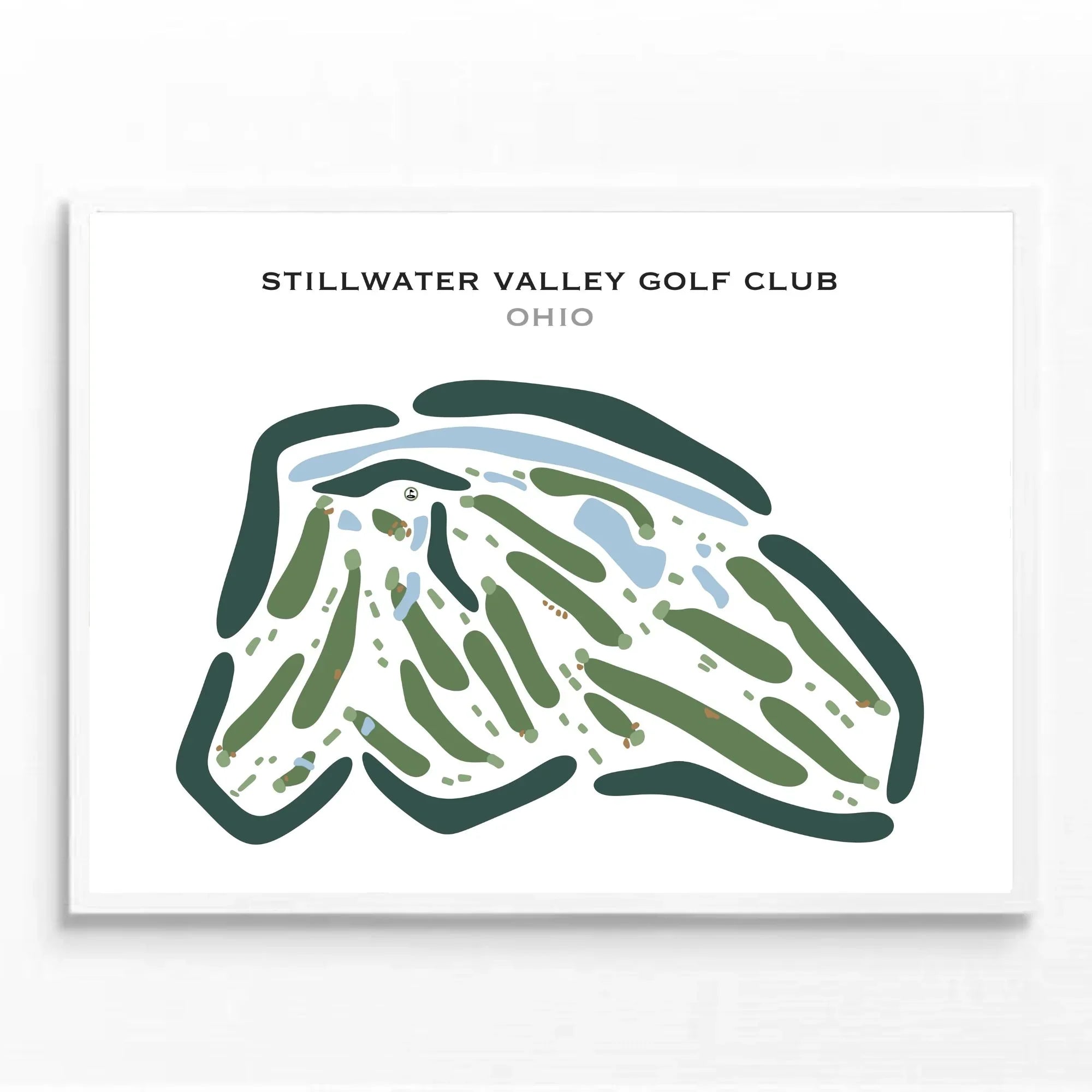 Stillwater Valley Golf Club, Ohio - Printed Golf Courses