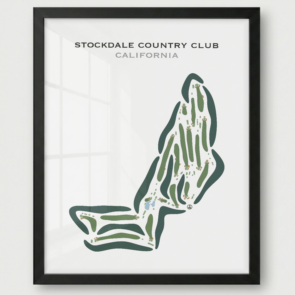 Stockdale Country Club, California - Printed Golf Courses