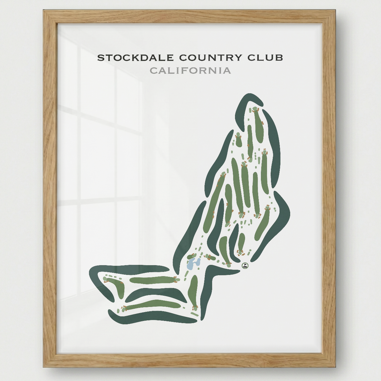 Stockdale Country Club, California - Printed Golf Courses