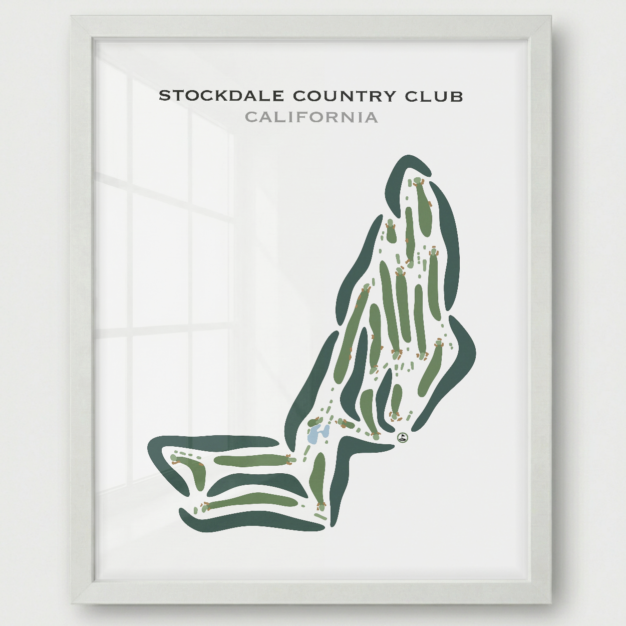 Stockdale Country Club, California - Printed Golf Courses