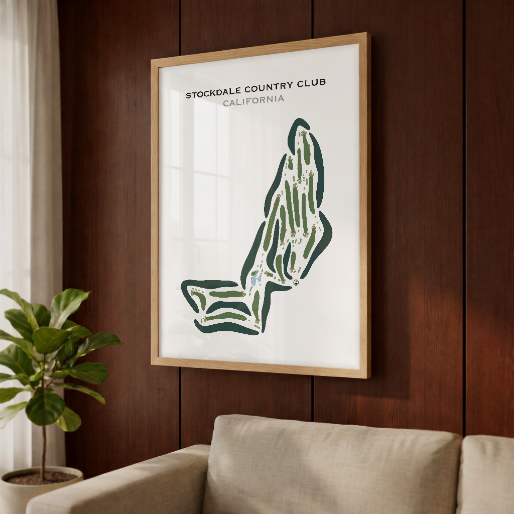 Stockdale Country Club, California - Printed Golf Courses