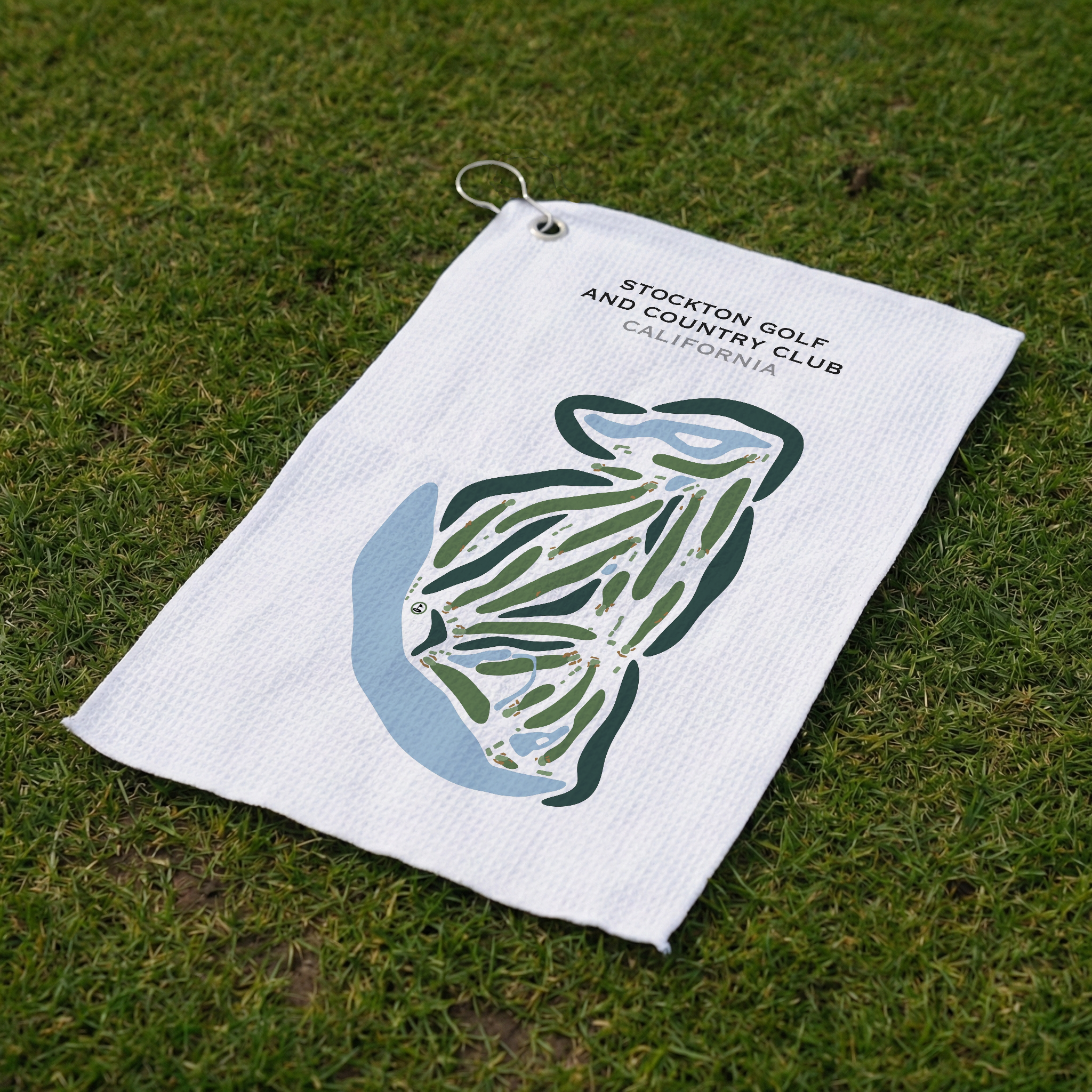 Stockton Golf & Country Club, California - Printed Golf Courses