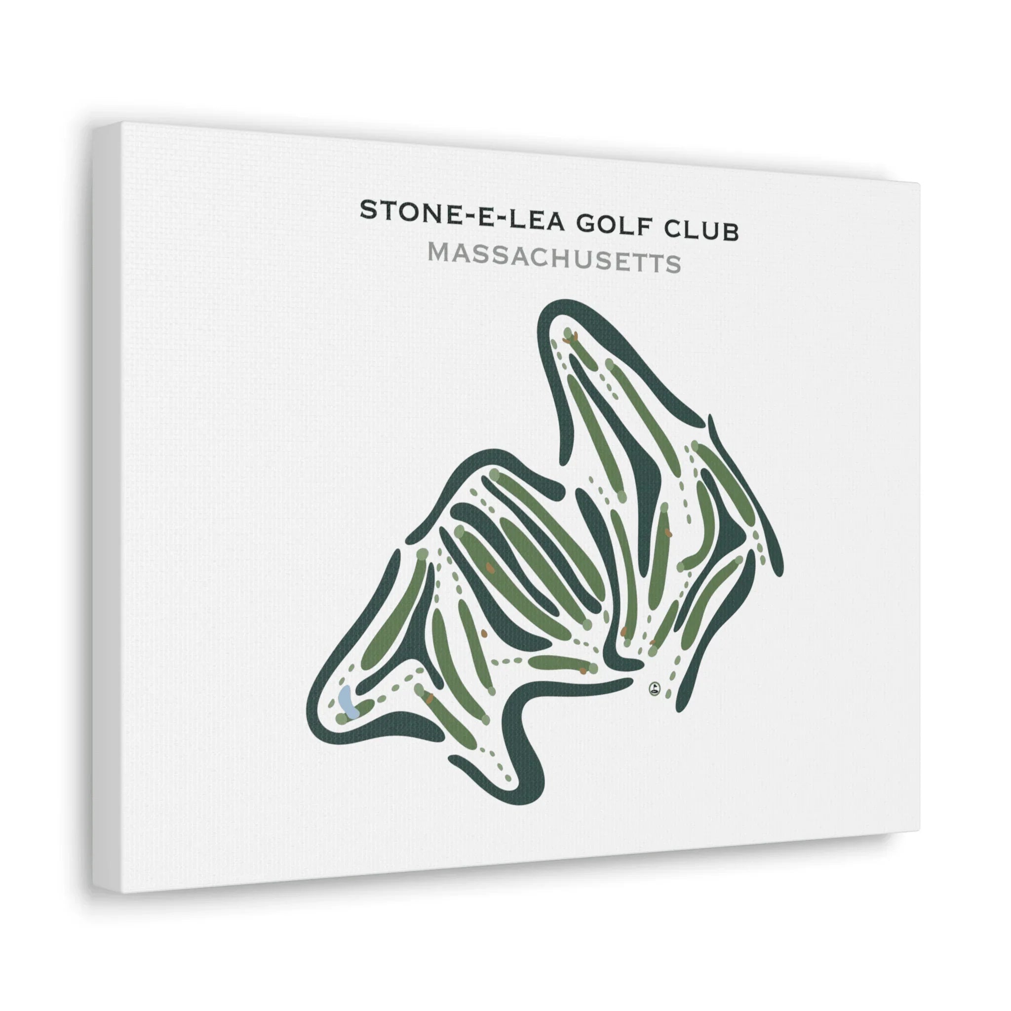 Stone-E-Lea Golf Club, Massachusetts - Printed Golf Courses