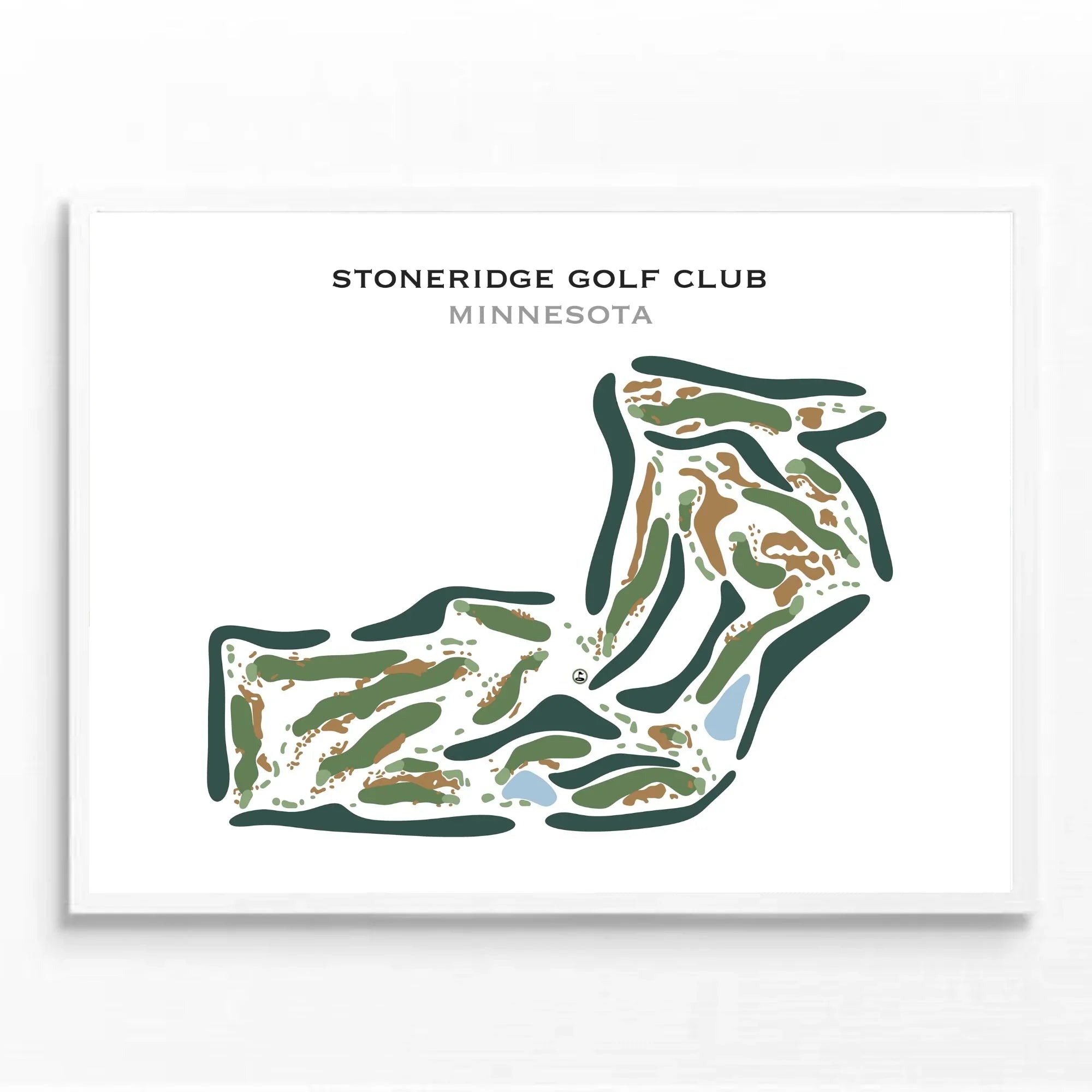 StoneRidge Golf Club, Minnesota - Printed Golf Course