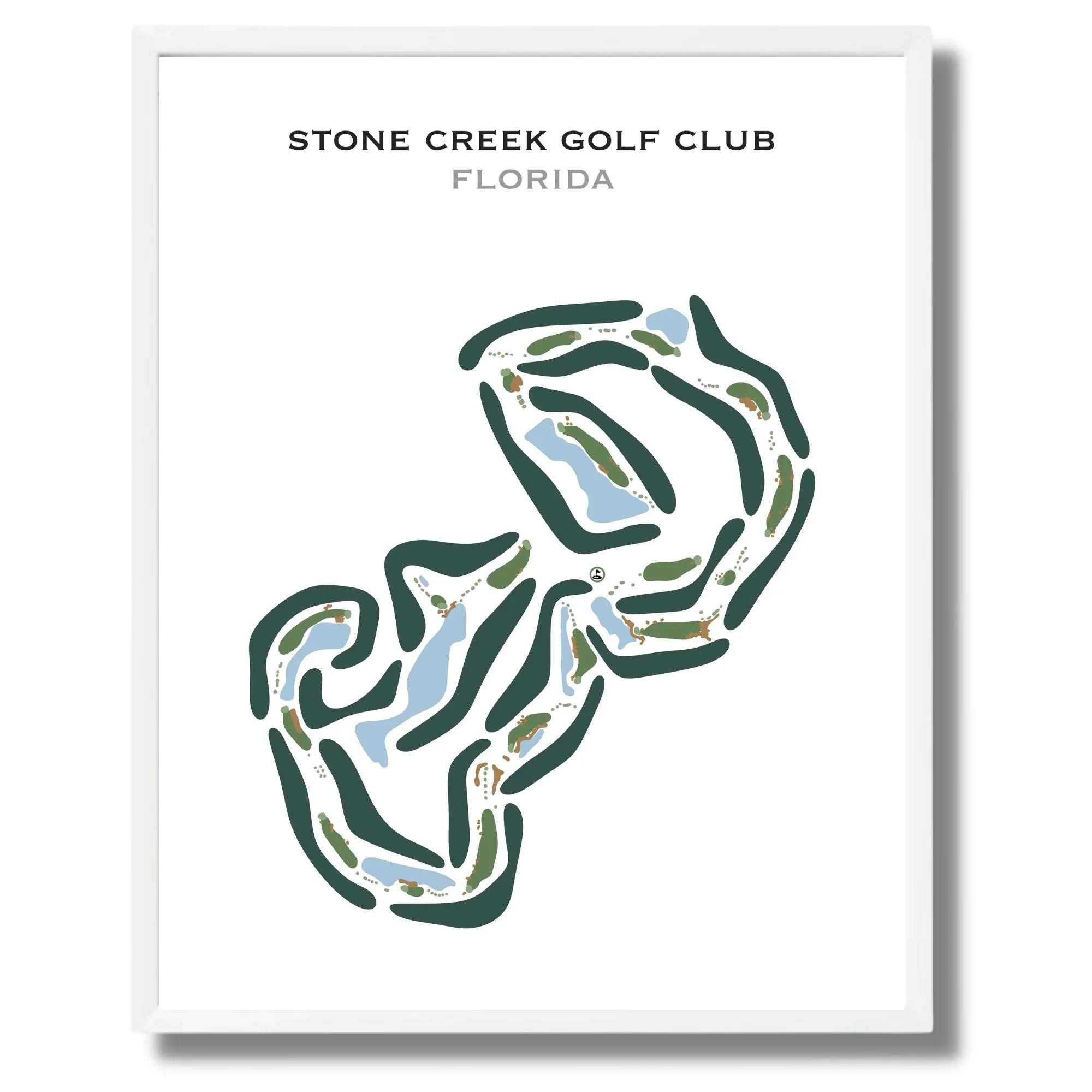 Stone Creek Golf Club, Florida - Printed Golf Courses