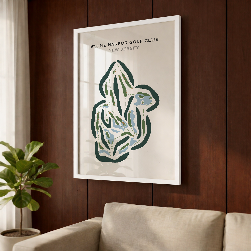 Stone Harbor Golf Club, New Jersey - Printed Golf Courses