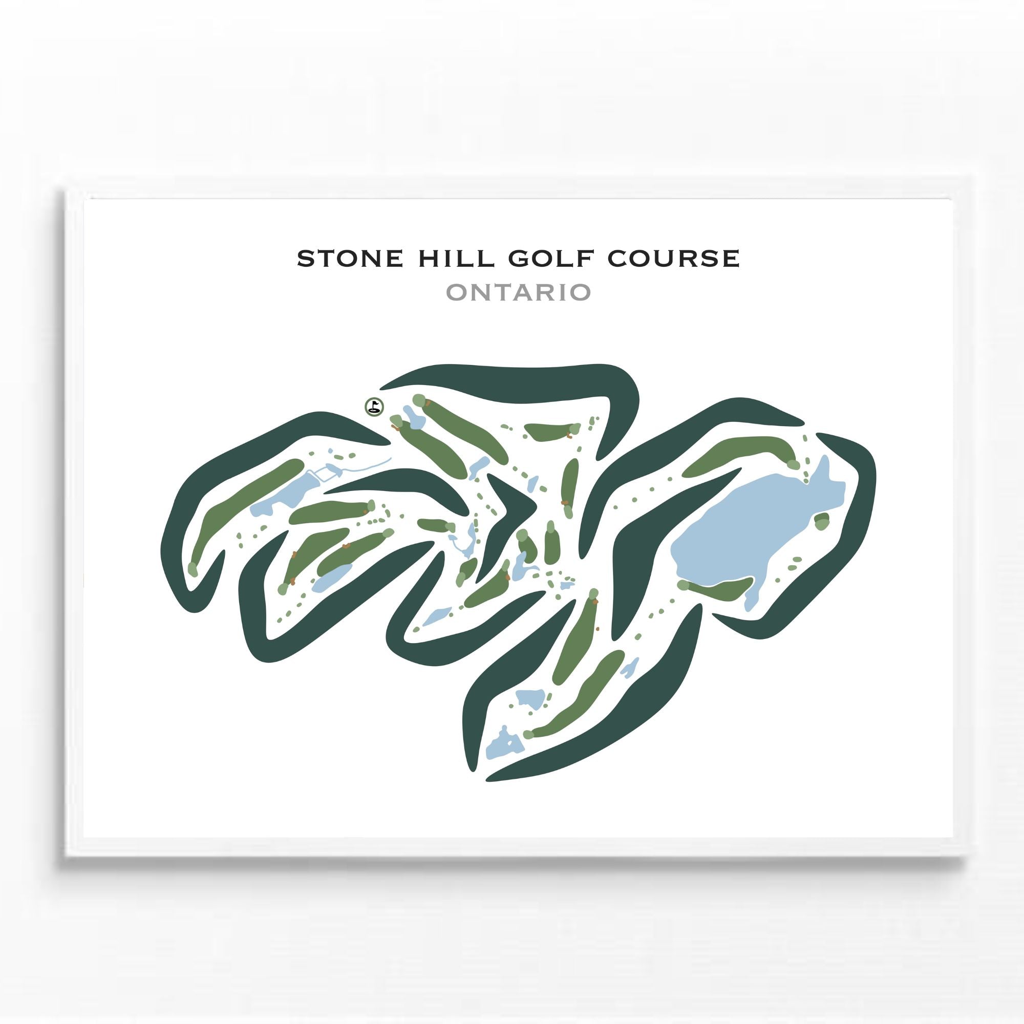 Stone Hill Golf Course, Canada - Printed Golf Courses