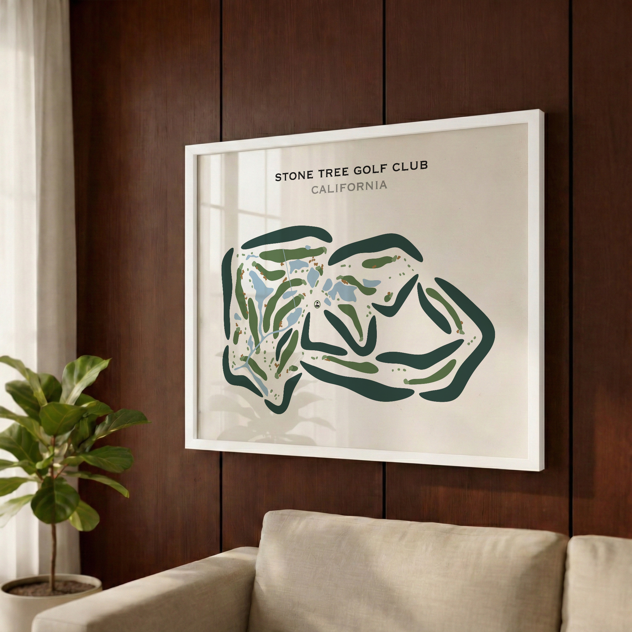 Stone Tree Golf Club, California - Printed Golf Courses