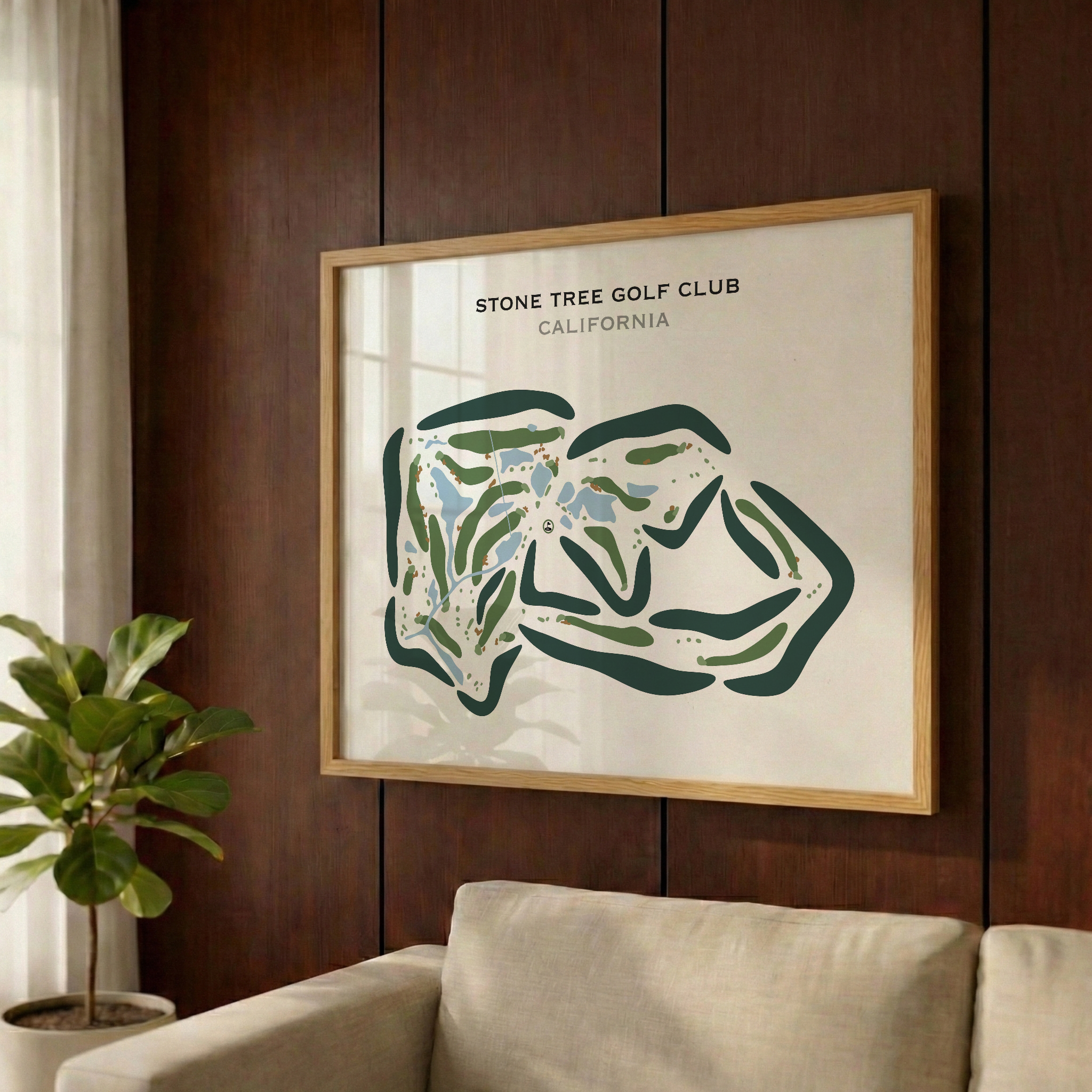 Stone Tree Golf Club, California - Printed Golf Courses