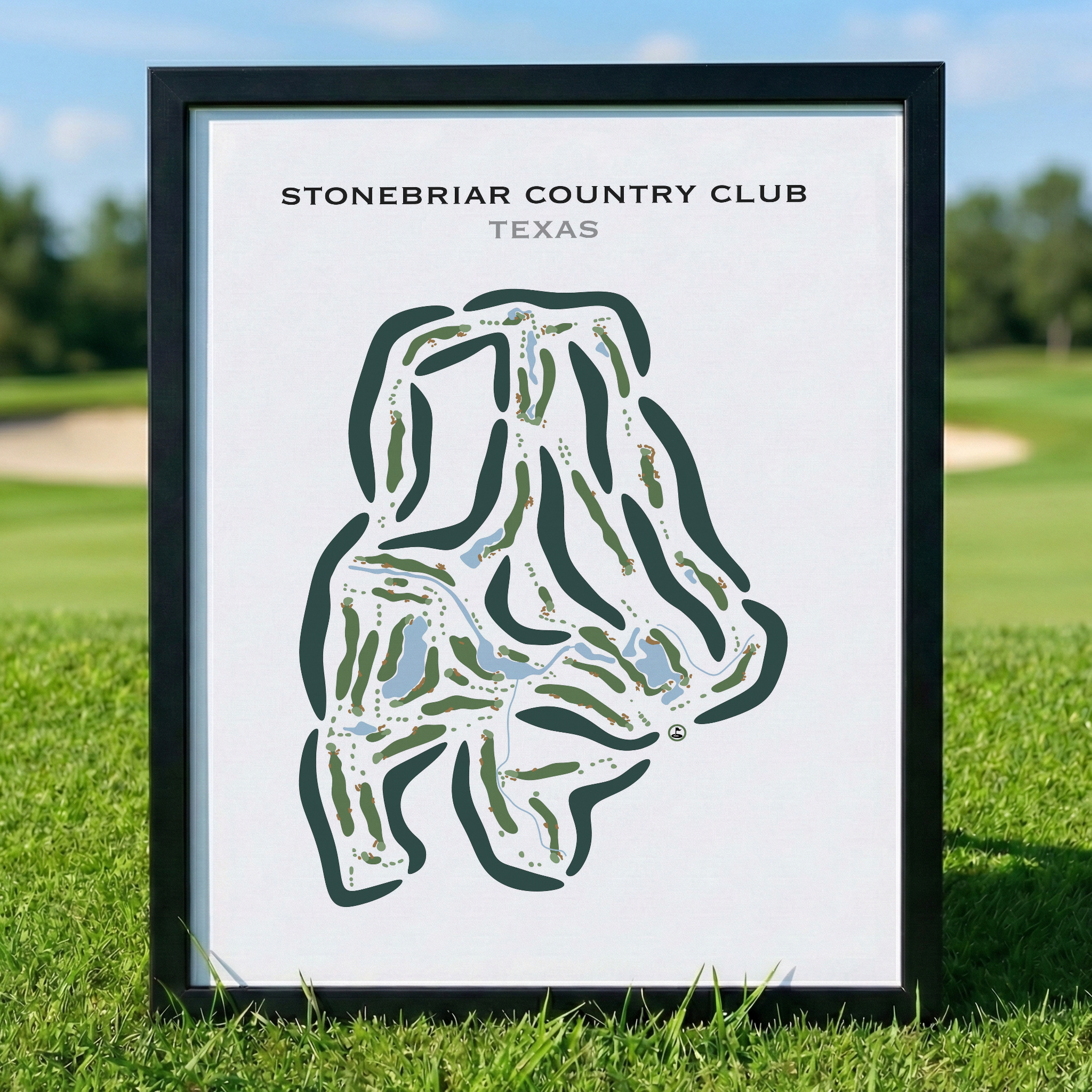 Stonebriar Country Club, Texas - Printed Golf Course