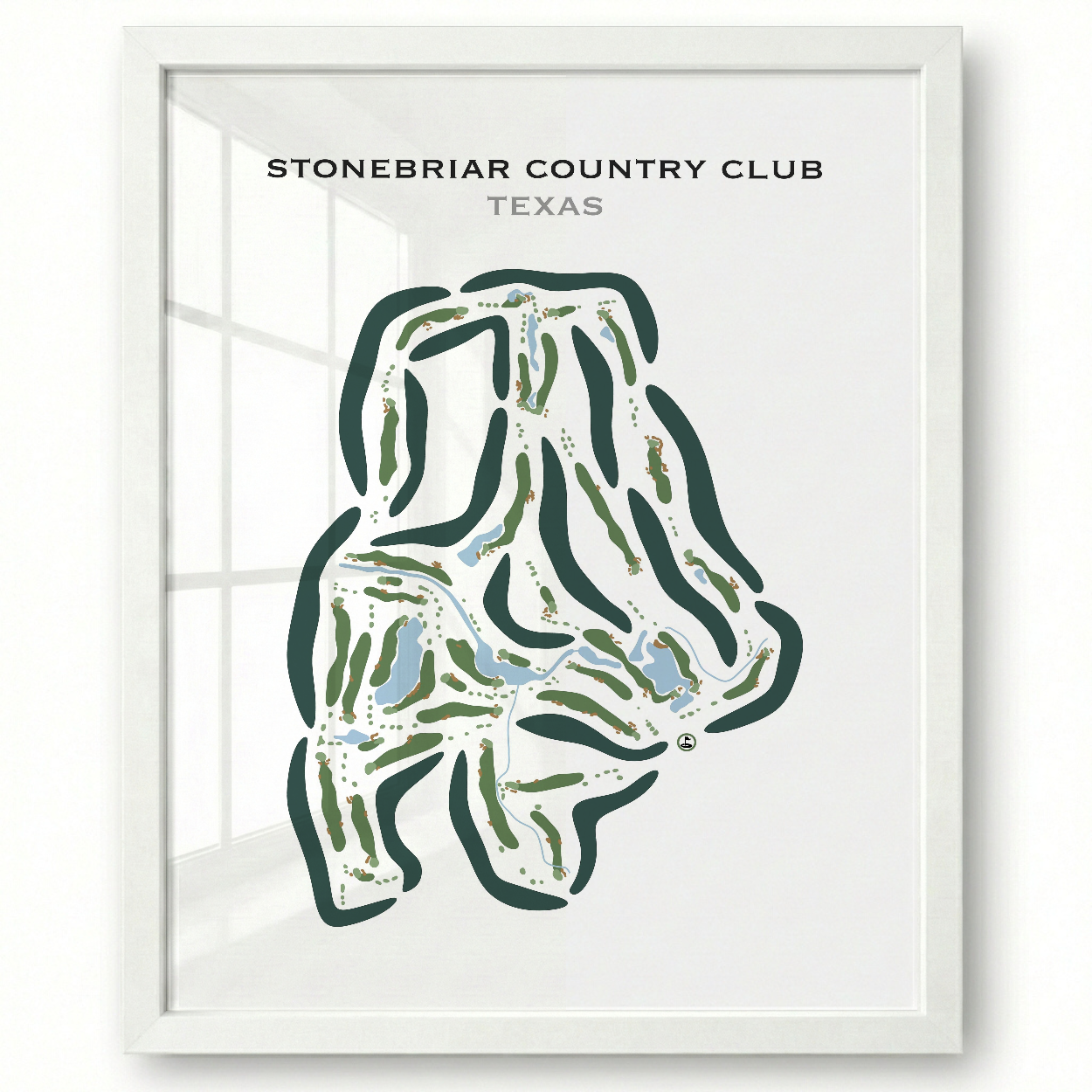 Stonebriar Country Club, Texas - Printed Golf Course