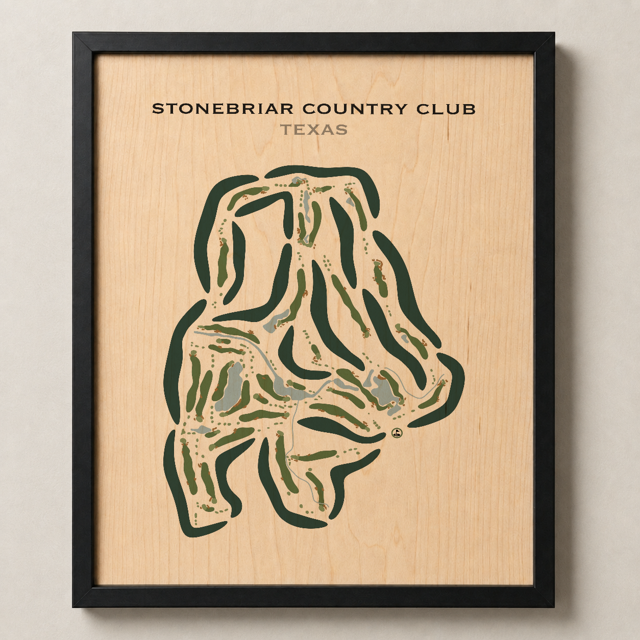 Stonebriar Country Club, Texas - Printed Golf Course