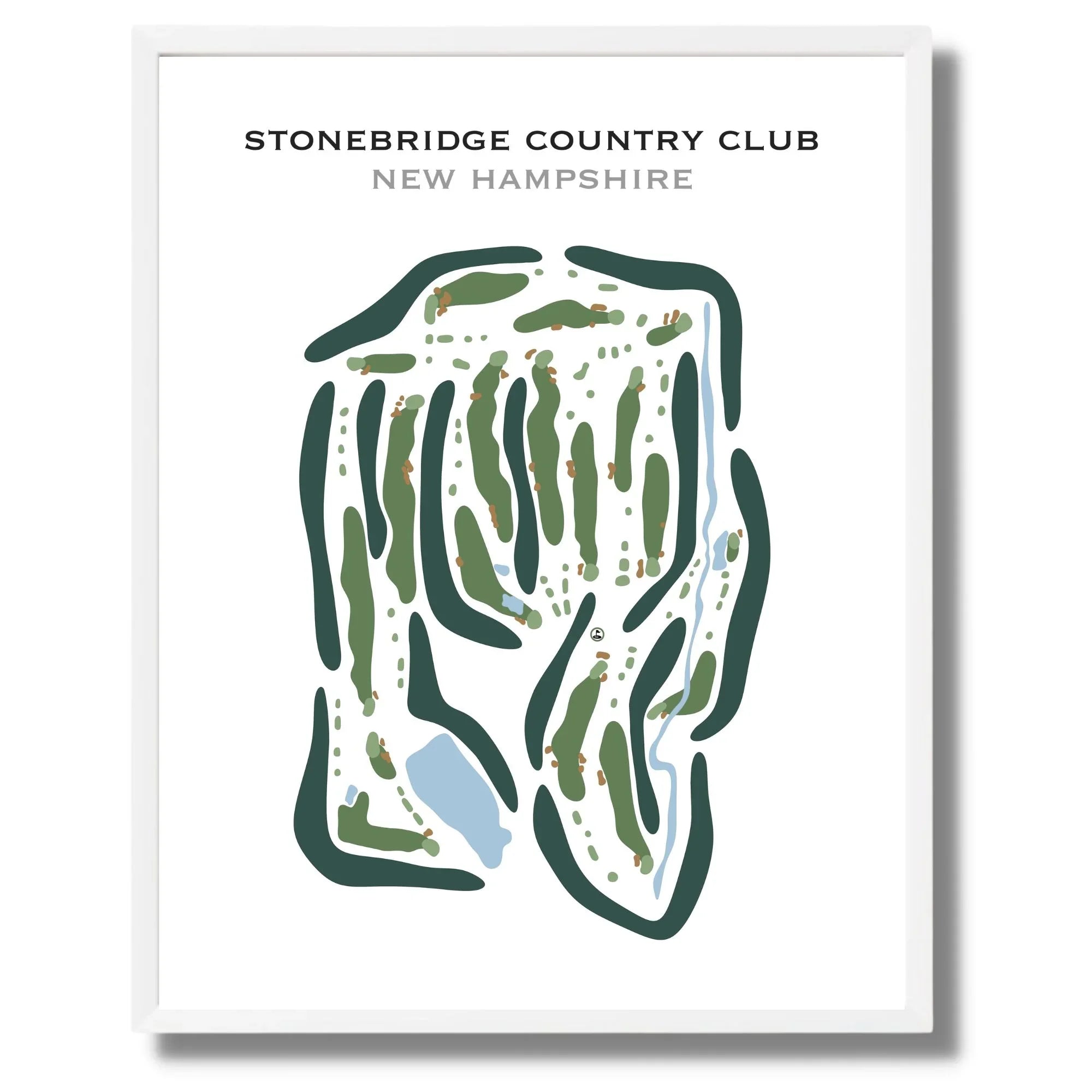 Stonebridge Country Club, New Hampshire - Printed Golf Courses