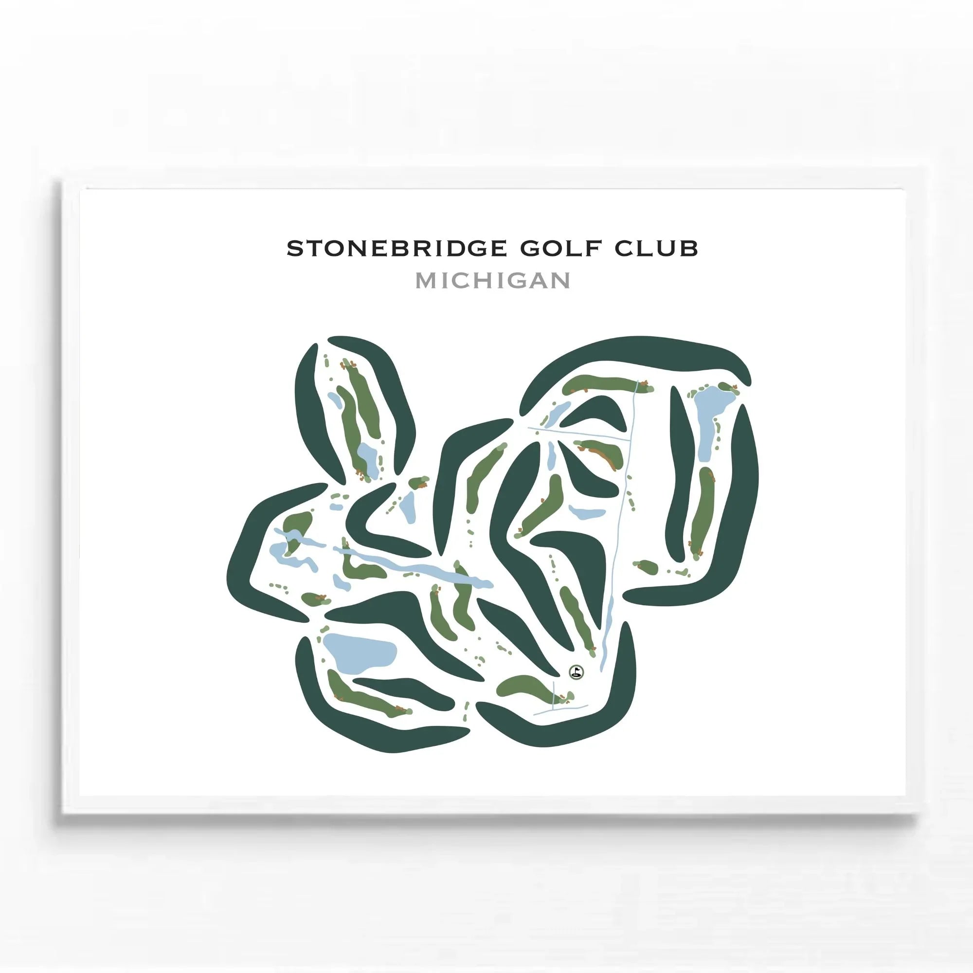 Stonebridge Golf Club, Michigan - Printed Golf Courses