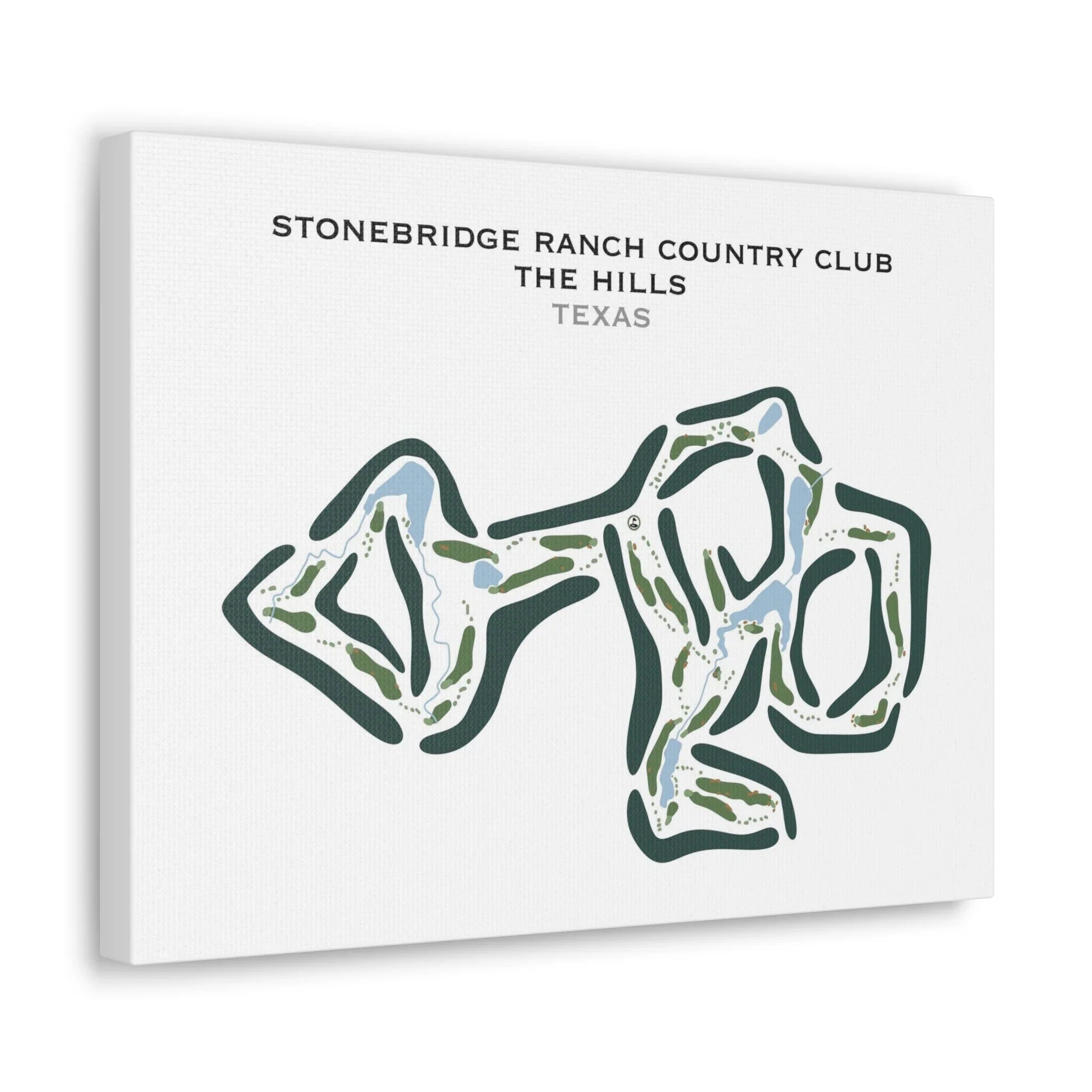 Stonebridge Ranch Country Club - The Hills, Texas - Printed Golf Courses