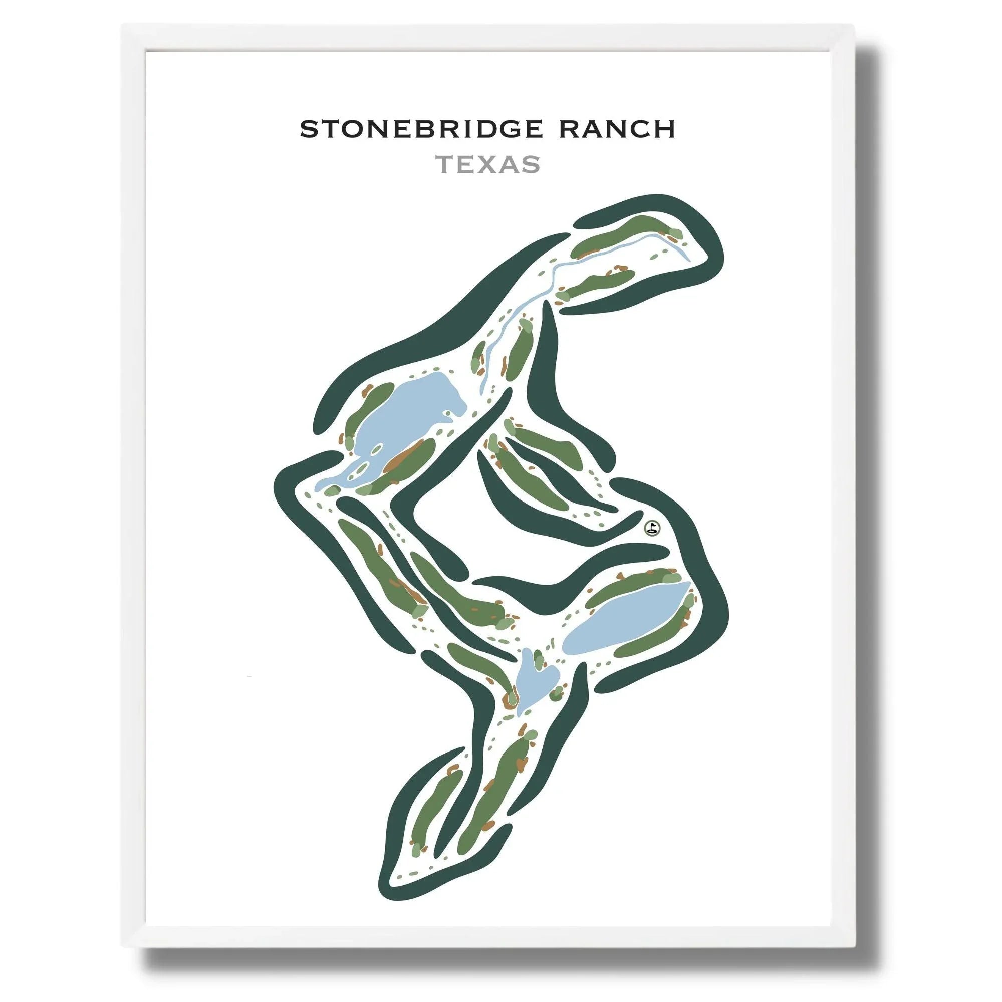 Stonebridge Ranch Dye, Texas - Printed Golf Courses