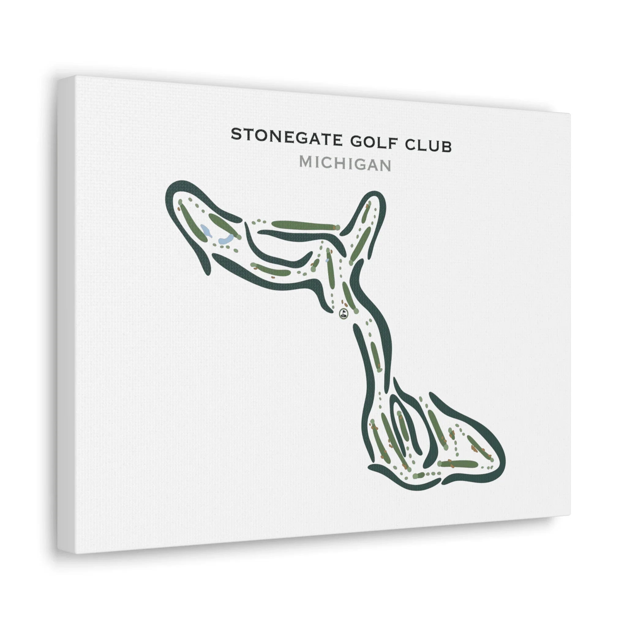 Stonegate Golf Club, Michigan - Printed Golf Courses