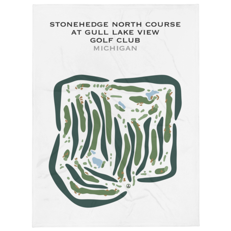 Stonehedge North Course at Gull Lake View Golf Club, Michigan - Printed Golf Courses