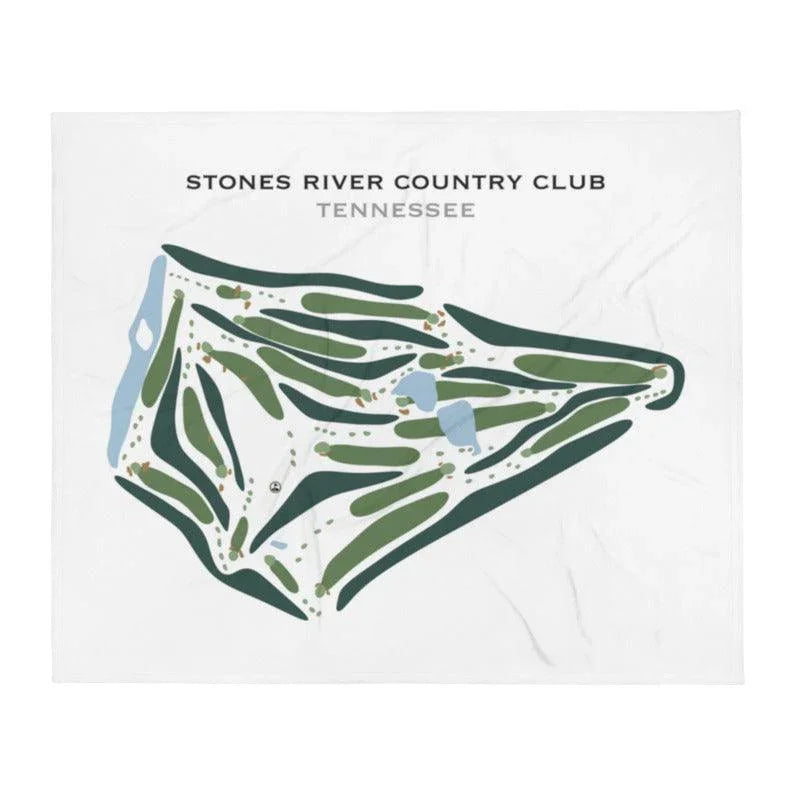 Stones River Country Club, Tennessee - Printed Golf Courses