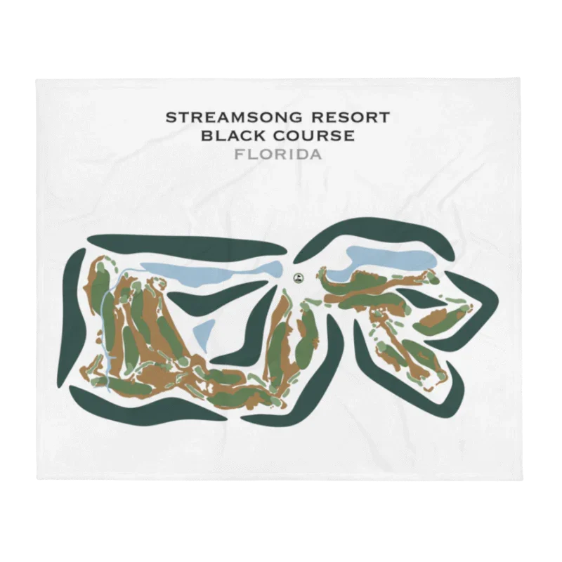 Streamsong Resort, Black Course, Florida - Printed Golf Courses