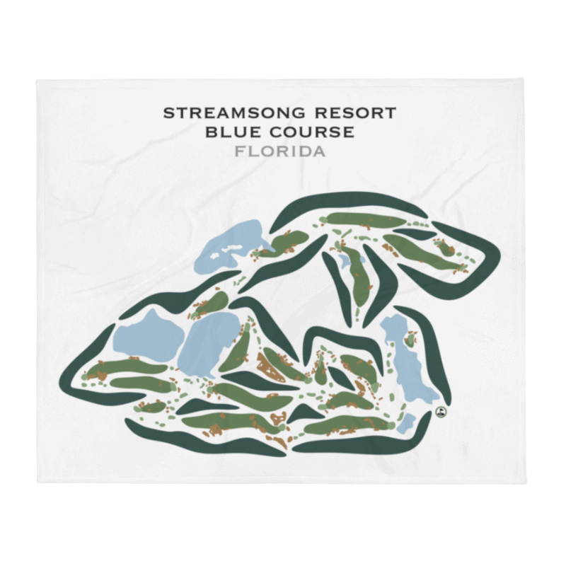 Streamsong Resort - Blue Course, Florida - Printed Golf Courses