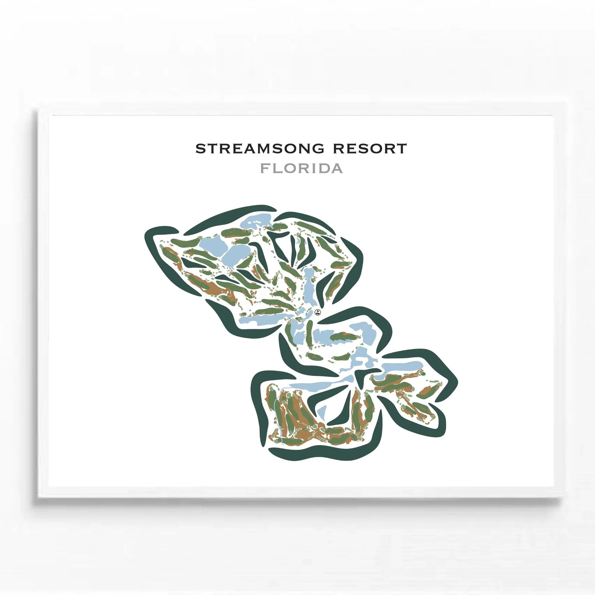 Streamsong Resort, Bowling Green, Florida - Printed Golf Courses