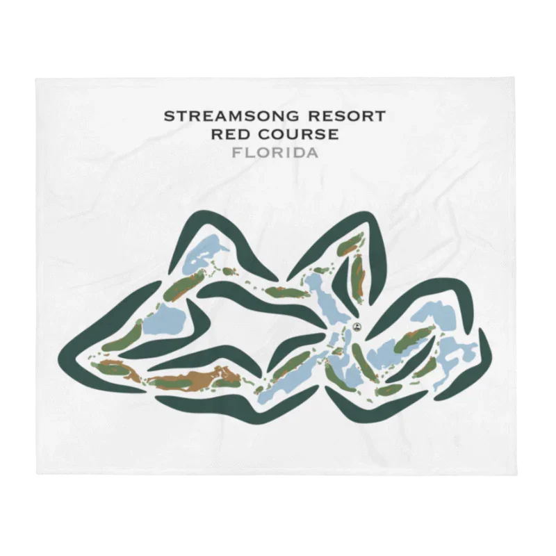 Streamsong Resort, Red Course, Florida - Printed Golf Courses