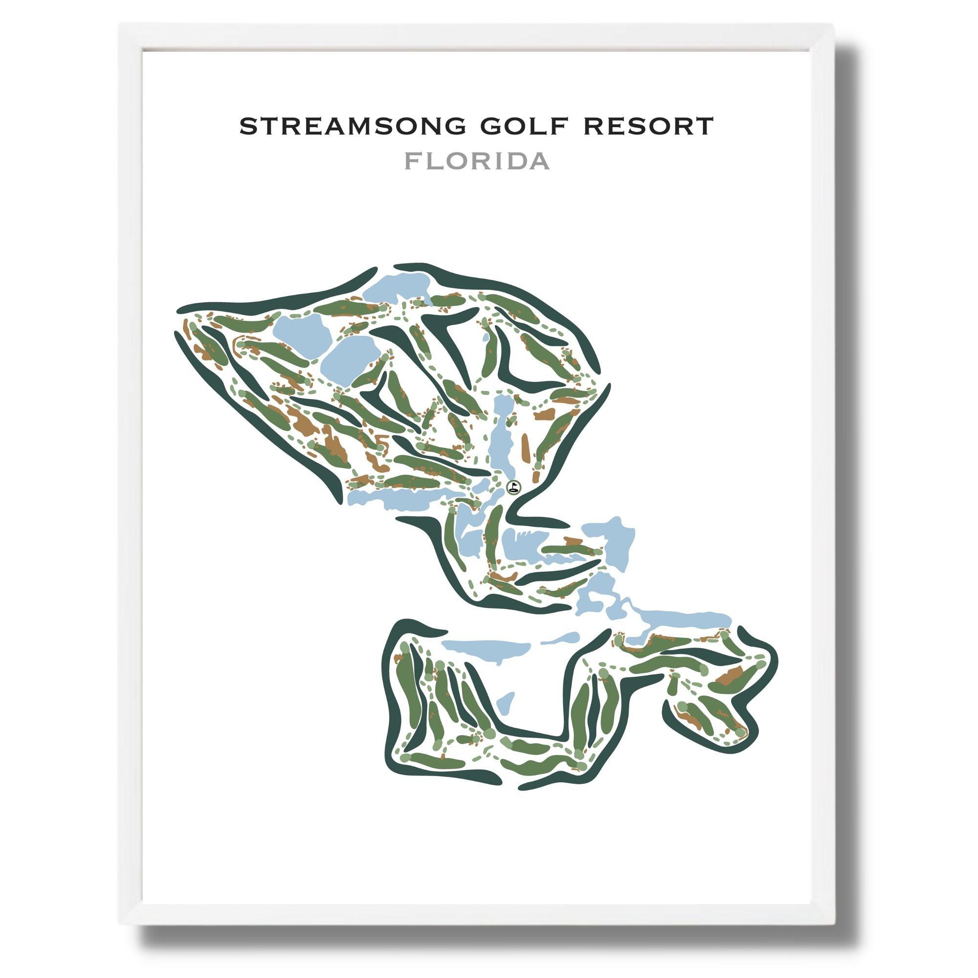 Streamsong Golf & ClubHouse, Florida - Printed Golf Courses