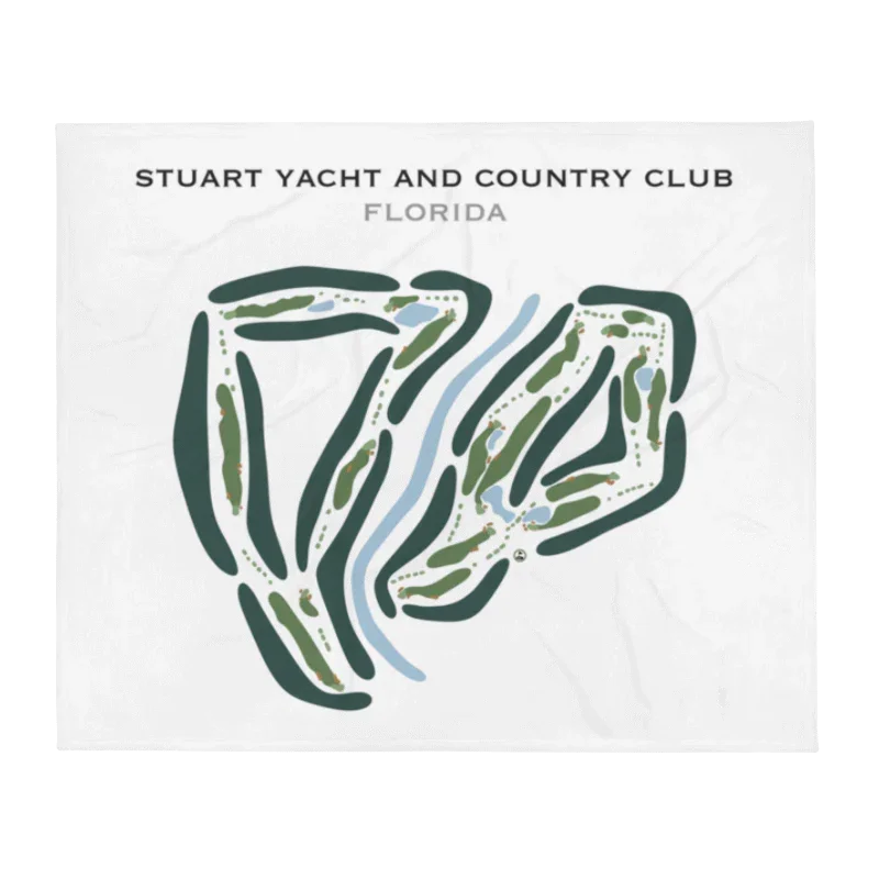 Stuart Yacht & Country Club, Florida - Printed Golf Courses