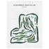 Suburban Golf Club, Ohio - Printed Golf Courses