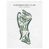 Suburban Golf Club, New Jersey - Printed Golf Courses