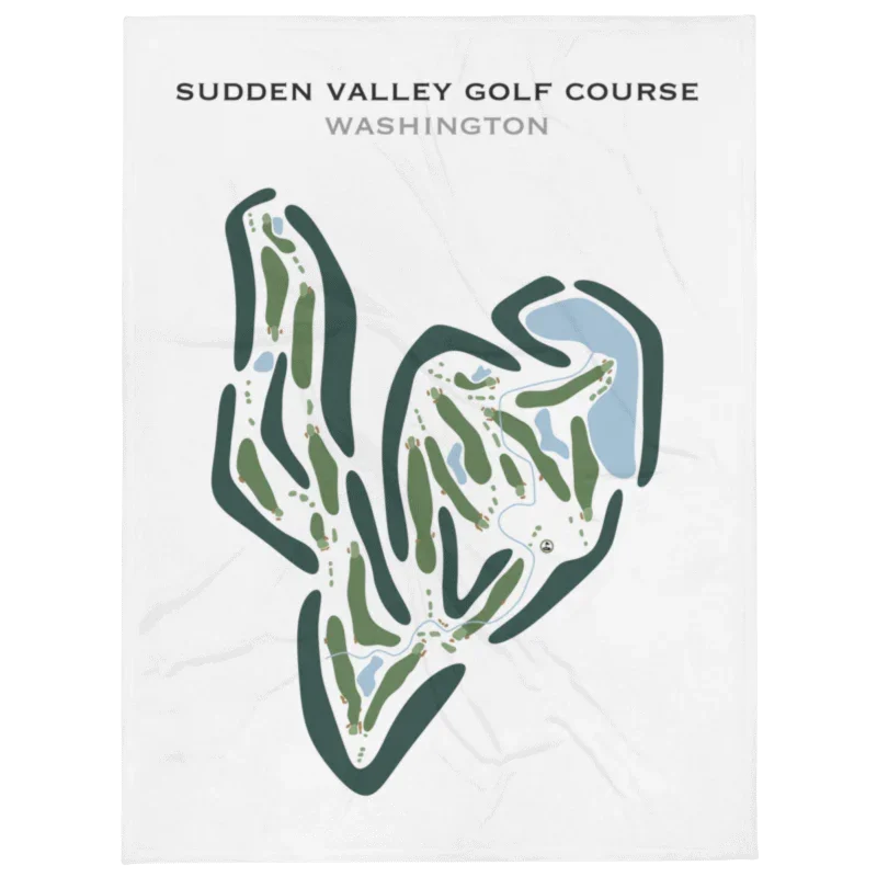 Sudden Valley Golf Course, Washington - Printed Golf Course