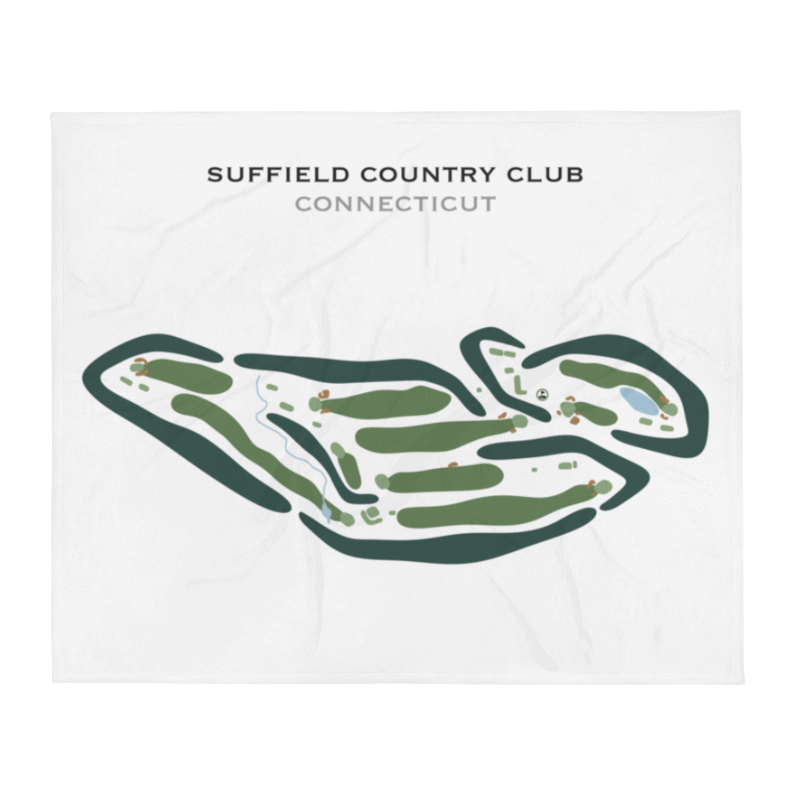 Suffield Country Club, Connecticut - Printed Golf Courses
