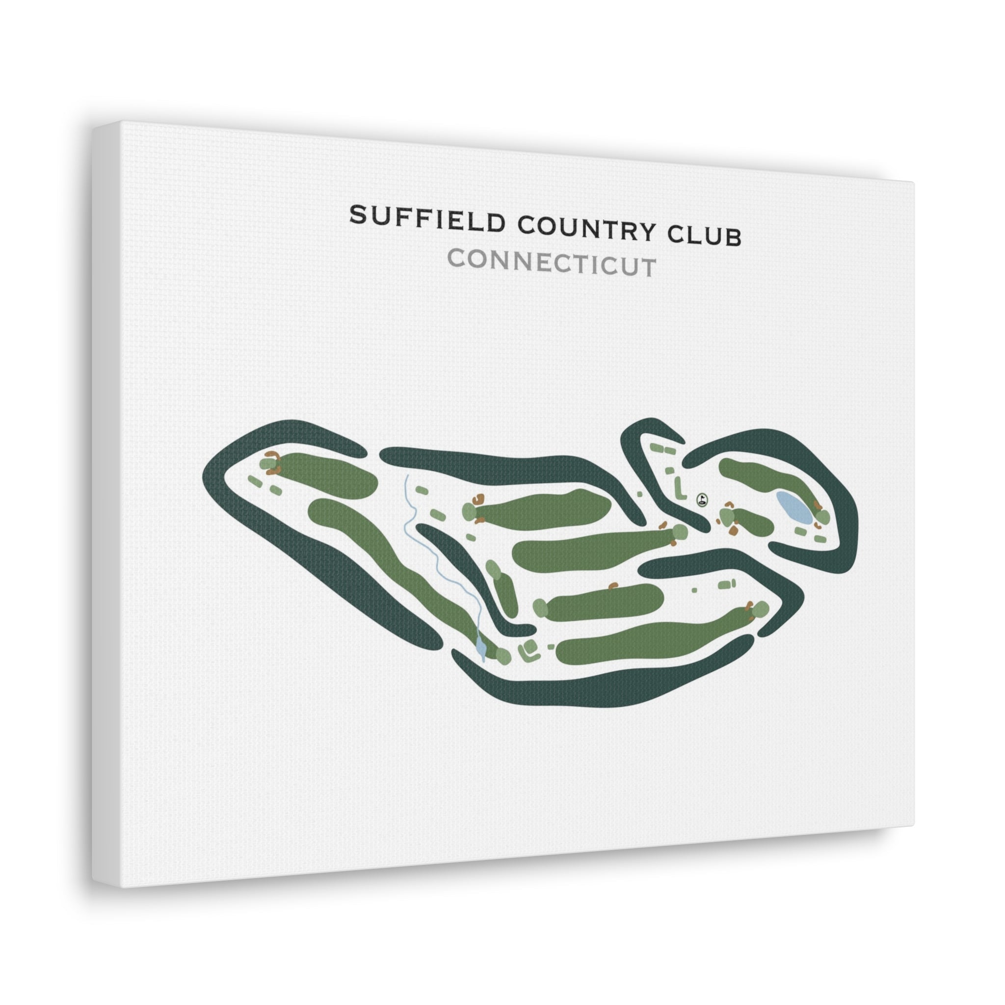 Suffield Country Club, Connecticut - Printed Golf Courses