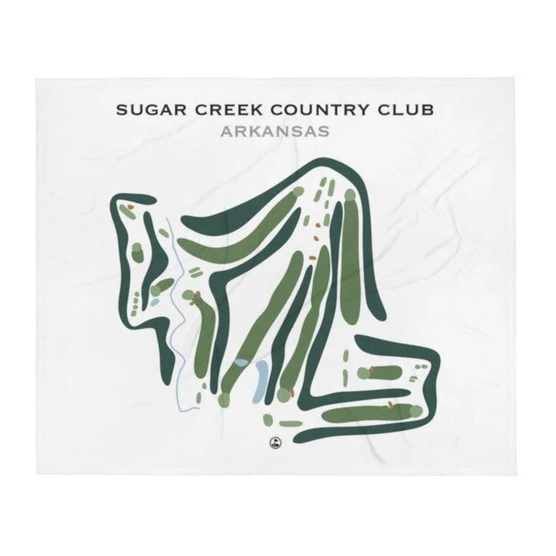Sugar Creek Country Club, Arkansas - Printed Golf Course