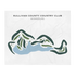 Sullivan County Country Club, Missouri - Printed Golf Courses