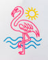 Perforated Rope Hat - Flamingo