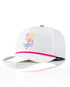 Perforated Rope Hat - Flamingo